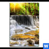 Acrylglasbild Wald Wasserfall No 2 Hochformat Motivvorschau