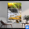 Acrylglasbild Wald Wasserfall No 2 Hochformat Produktvorschau