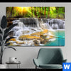 Acrylglasbild Wald Wasserfall No 2 Querformat Produktvorschau
