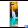 Acrylglasbild Wasserfall Im Wald Schmal Motivvorschau