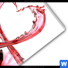 Acrylglasbild Wein Liebe Hochformat Materialbild