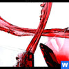 Acrylglasbild Wein Liebe Hochformat Zoom