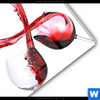 Acrylglasbild Wein Liebe Quadrat Materialbild