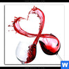 Acrylglasbild Wein Liebe Quadrat Motivvorschau