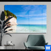 Acrylglasbild Weisse Kreidefelswand Am Meer Querformat Produktvorschau
