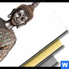 Bild Edelstahloptik Buddha In Lotus Pose No 2 Hochformat Material