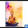 Bild Edelstahloptik Bunter Buddha No 3 Hochformat Motivvorschau