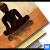 Bild Edelstahloptik Dark Buddha Rund Materialbild