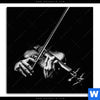 Bild Edelstahloptik Der Geigenspieler Quadrat Motivvorschau