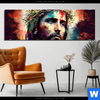 Bild Edelstahloptik Jesus Christus Mit Dornenkrone Panorama Produktvorschau