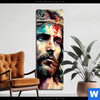 Bild Edelstahloptik Jesus Christus Mit Dornenkrone Schmal Produktvorschau