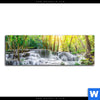 Bild Edelstahloptik Wald Wasserfall No 1 Panorama Motivvorschau