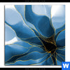 Leinwandbild Aquarell Blume Quadrat Motivvorschau