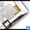 Leinwandbild Buddha In Lotus Pose No 2 Quadrat Materialbild
