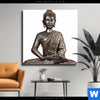 Leinwandbild Buddha In Lotus Pose No 2 Quadrat Produktvorschau