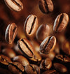 Leinwandbild Geroestete Kaffeebohnen No 2 Hochformat Crop