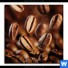 Leinwandbild Geroestete Kaffeebohnen No 2 Quadrat Motivvorschau
