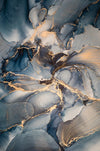 Leinwandbild Luxury Abstract Fluid Art No 6 Schmal Crop