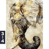 Leinwandbild Vintage Elefant Hochformat Motivorschau Seitenverhaeltnis 3 4