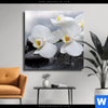 Leinwandbild Weisse Orchideen Quadrat Produktvorschau
