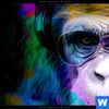 Leuchtbild Affe Pop Art No 1 Quadrat Zoom