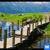 Leuchtbild Franzoesische Alpen Hochformat Zoom