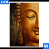 Leuchtbild Laechelnder Buddha In Gold Hochformat Motivvorschau
