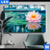 Leuchtbild Lotusblume Querformat Produktvorschau