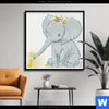 Poster Elefant Entlein Quadrat Produktvorschau