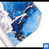 Poster Fluid Art Winter Wonderland Panorama Material