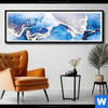 Poster Fluid Art Winter Wonderland Panorama Produktvorschau
