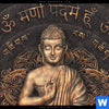 Poster Goldener Buddha No 2 Quadrat Zoom