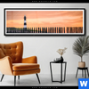 Poster Leuchtturm Bei Sonnenuntergang Panorama Produktvorschau