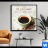 Poster Love Coffee Quadrat Produktvorschau