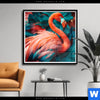 Poster Tropischer Flamingo Traum Quadrat Produktvorschau