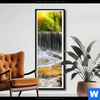 Poster Wald Wasserfall No 2 Schmal Produktvorschau