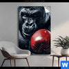 Spannbild Gorilla Mit Roten Boxhandschuhen Hochformat Produktvorschau