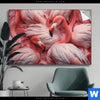 Spannbild Kuschelnde Flamingos Querformat Produktvorschau