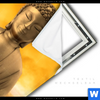 Spannbild Meditierender Buddha Am See Schmal Material