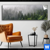 Spannbild Wald Im Nebel Panorama Produktvorschau