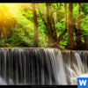 Spannbild Wald Wasserfall No 2 Hochformat Zoom