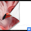 Wechselmotiv Kuschelnde Flamingos Hochformat Material