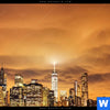 Wechselmotiv Manhatten Bei Sonnenuntergang Panorama Zoom