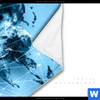 Wechselmotiv Weltkarte Kommunikation Panorama Material
