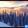 Wechselmotiv Winterliches Gebirge Panorama Zoom