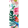 Canvalight® Leuchtbild Blumen & Papageien Aquarell Panoramahochformat Motive wandbild.com