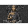 Canvalight® Leuchtbild Buddha in Lotus Pose Querformat Motive wandbild.com
