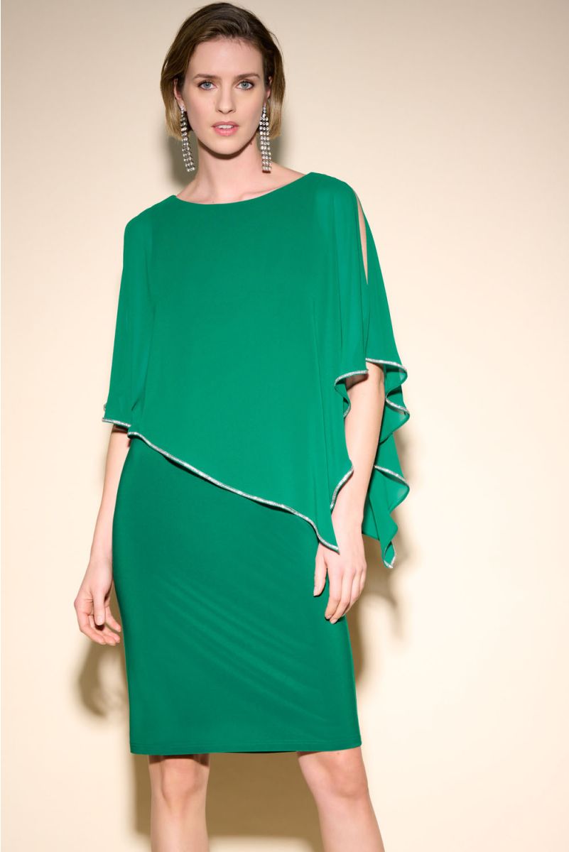 Joseph Ribkoff Emerald Green Evening Dress – Optionsforher