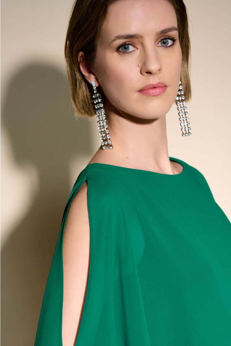 Joseph Ribkoff True Emerald Dress Style 223762 – Luxetire