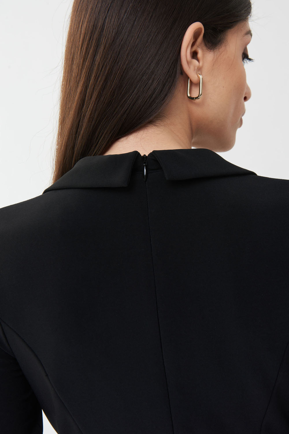 Joseph Ribkoff Black Front Wrap Dress Style 223266 – Luxetire